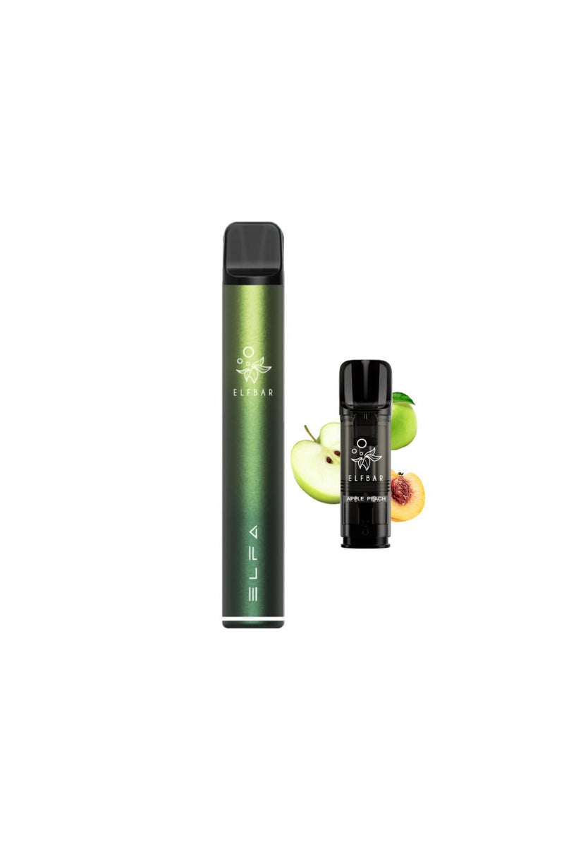 ELFA AURORA Green + pod cartridge Apple Peach (20mg)